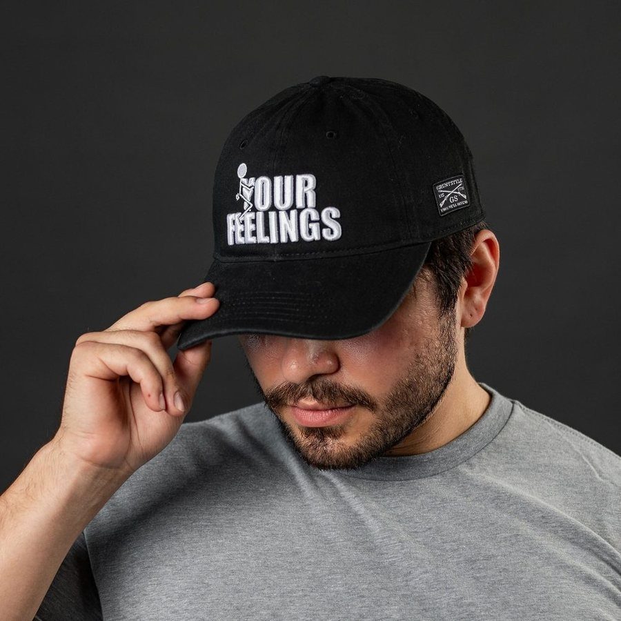 Grunt Style F*ck Your Feelings Dad Hat - Black