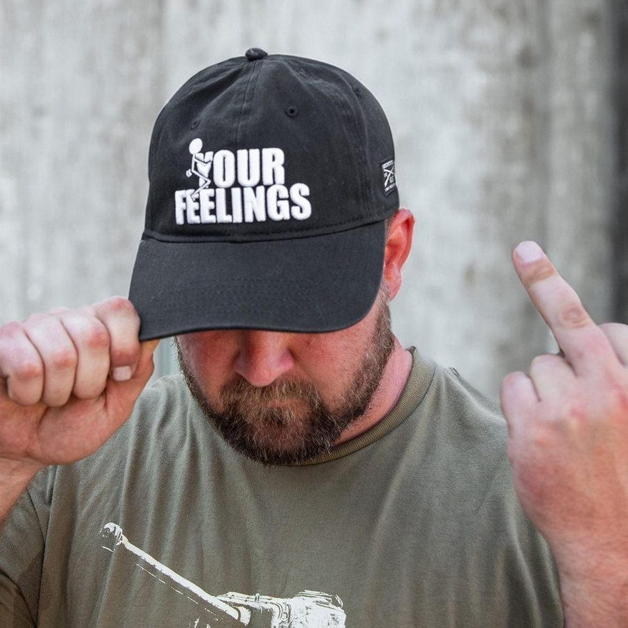 Grunt Style F*ck Your Feelings Dad Hat - Black
