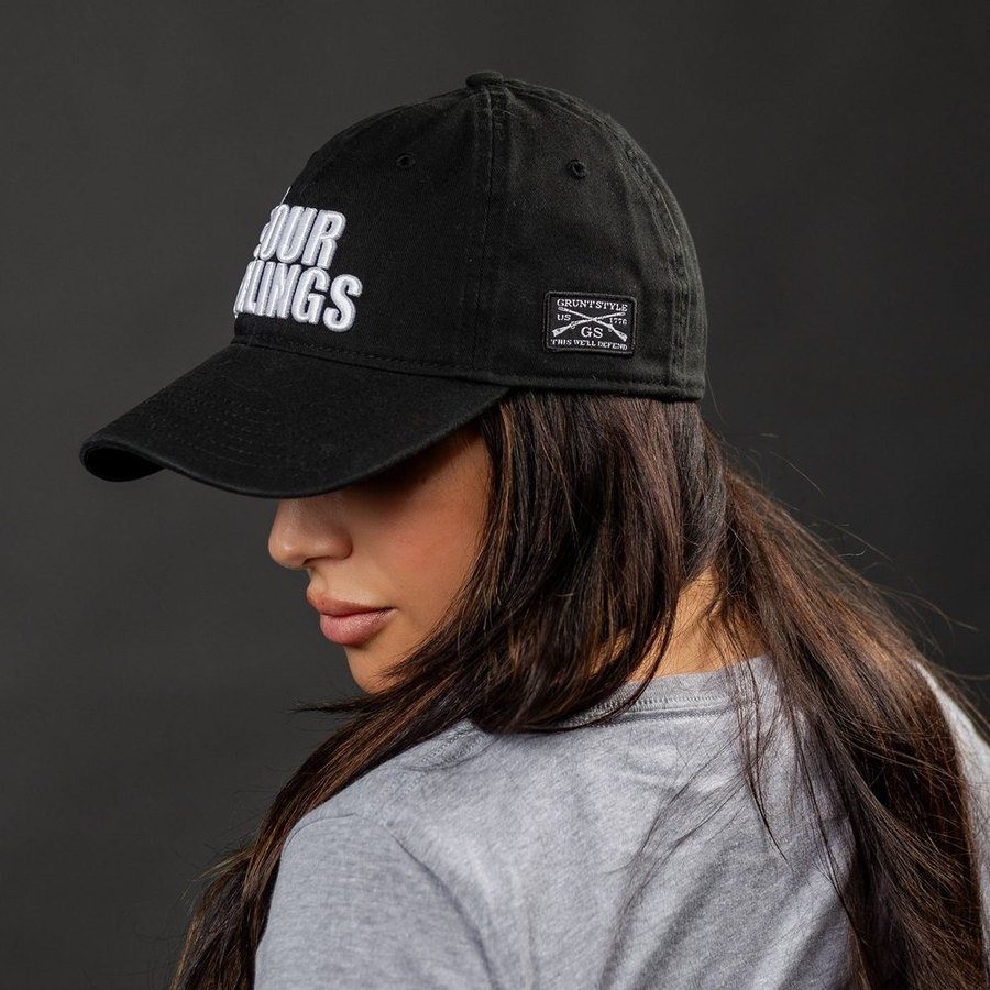 Grunt Style F*ck Your Feelings Dad Hat - Black