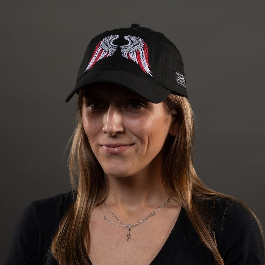 Grunt Style Freedom Angel Dad Hat - Black