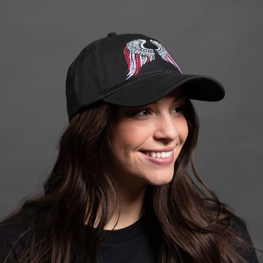 Grunt Style Freedom Angel Dad Hat - Black