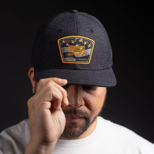 Grunt Style This We'll Defend Hat - Dark Charcoal