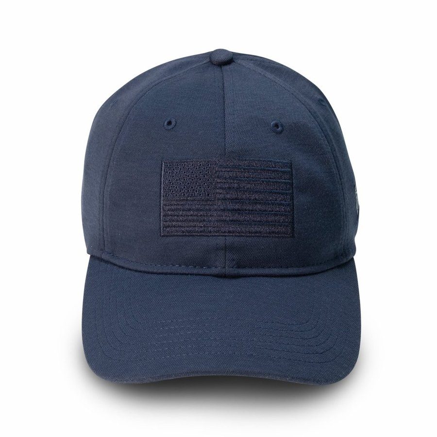 Grunt Style Blackout Flag Stretch Fit Hat - Navy