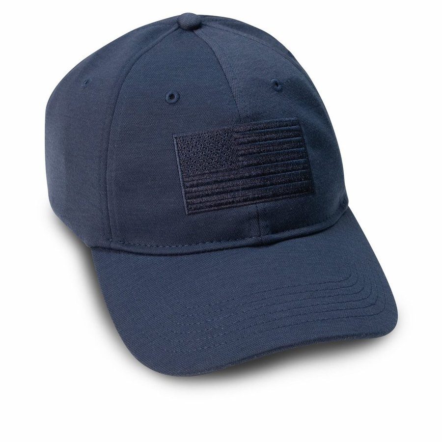 Grunt Style Blackout Flag Stretch Fit Hat - Navy
