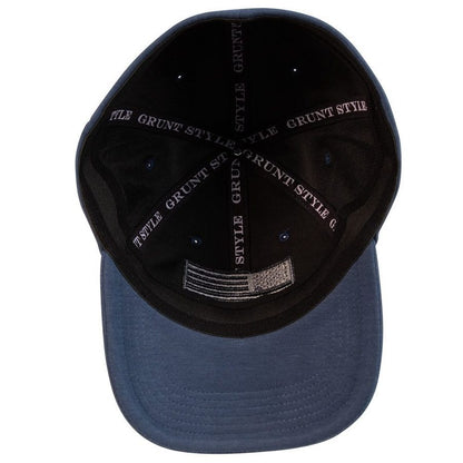 Grunt Style Blackout Flag Stretch Fit Hat - Navy