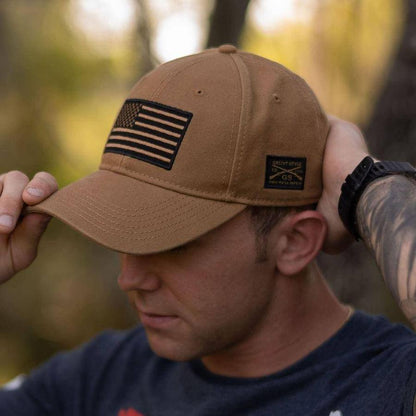 Grunt Style Patriotic Gear - Embroidered American Flag Hat