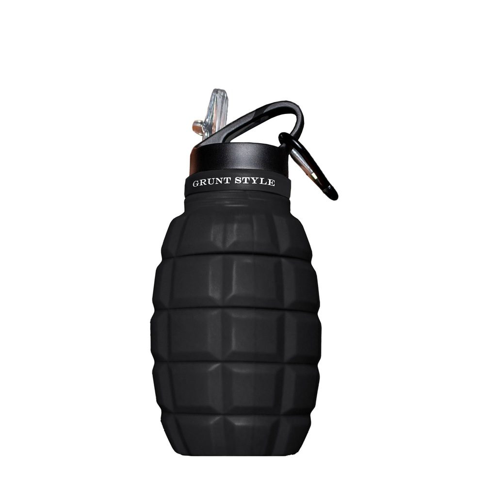 Grunt Style Grunt Style Black Hydro Blast: Collapsible Bottle