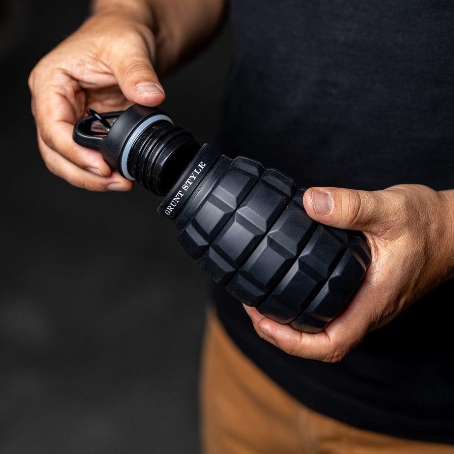 Grunt Style Grunt Style Black Hydro Blast: Collapsible Bottle