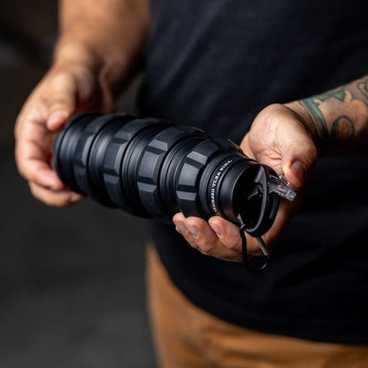 Grunt Style Grunt Style Black Hydro Blast: Collapsible Bottle