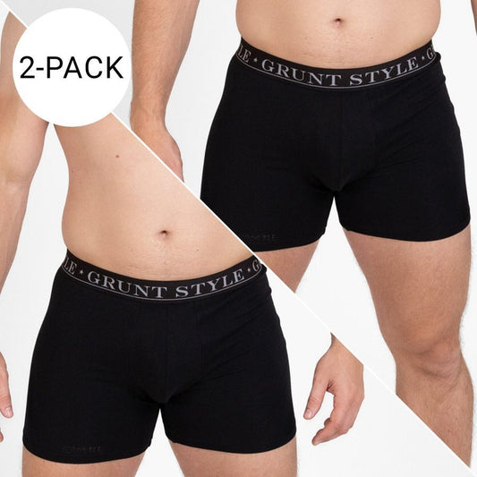 Grunt Style Base Command 2-Pack Boxer Briefs - Black & Black