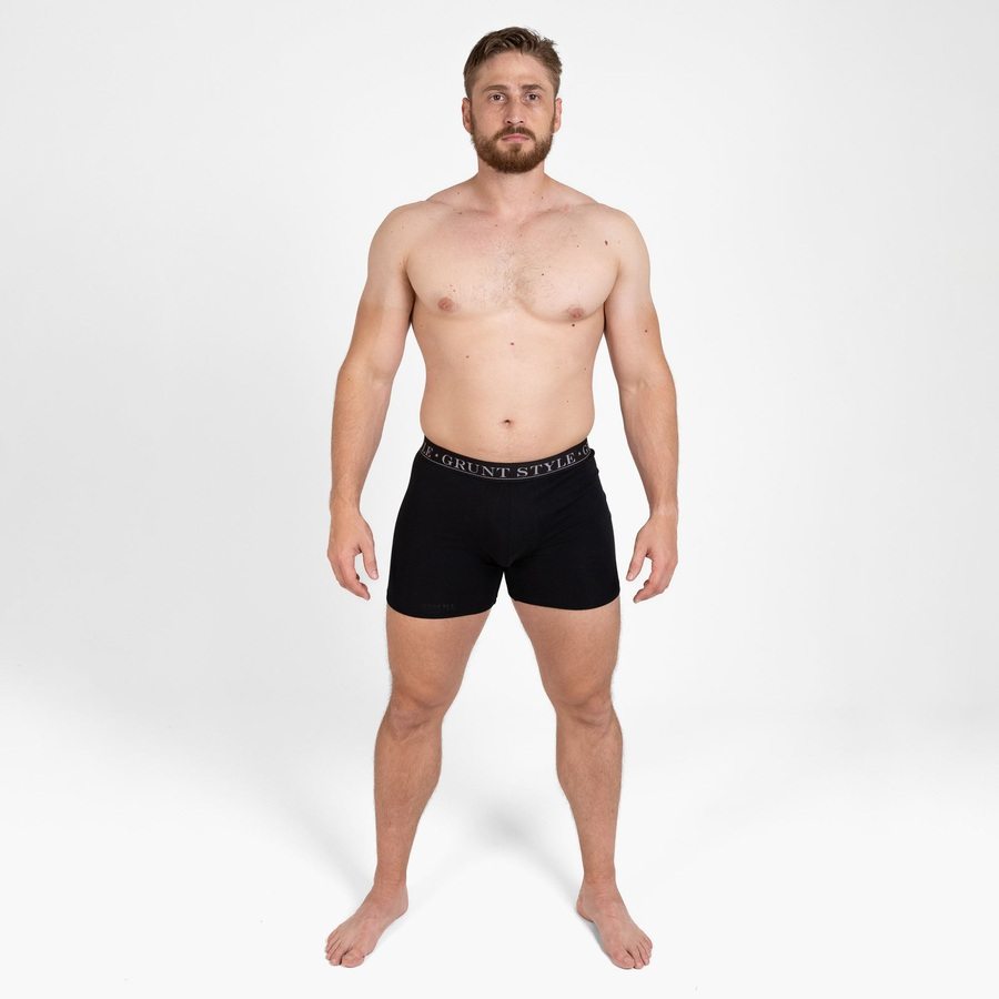 Grunt Style Base Command 2-Pack Boxer Briefs - Black & Black