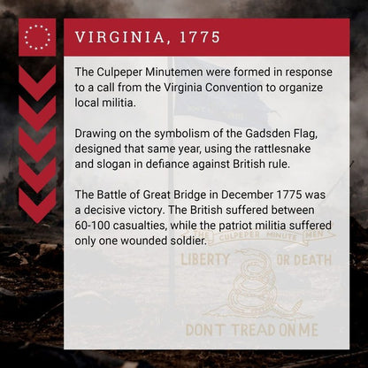 Grunt Style Culpeper Minutemen 1775 Flag