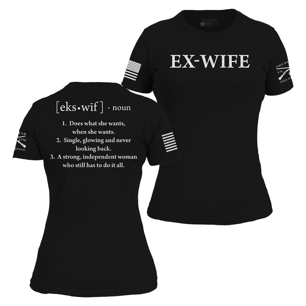 Grunt Style Ex-Wife Defined Slim Fit T-Shirt - Black