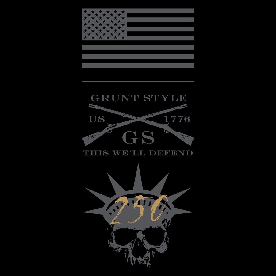 Grunt Style Women's Happy Birthday America Flowy Tank - Black