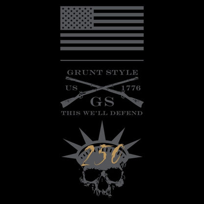 Grunt Style Women's Happy Birthday America Flowy Tank - Black