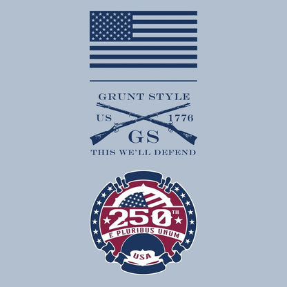 Grunt Style Women's 250th Commemorative Flowy Tank - Stonewash Denim
