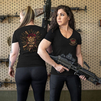 Grunt Style Women's Department Of War V-Neck - Black