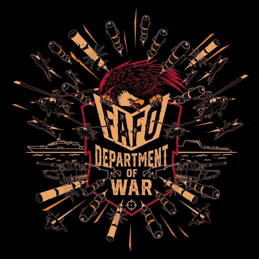 Grunt Style Women's Department Of War V-Neck - Black