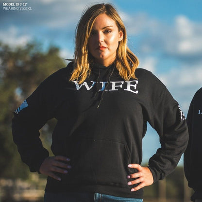 Grunt Style Women's Wife Defined Hoodie - Black