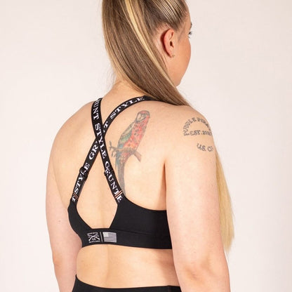 Grunt Style Women's Low Impact Sport Bra | Patriotic Workout Cothing