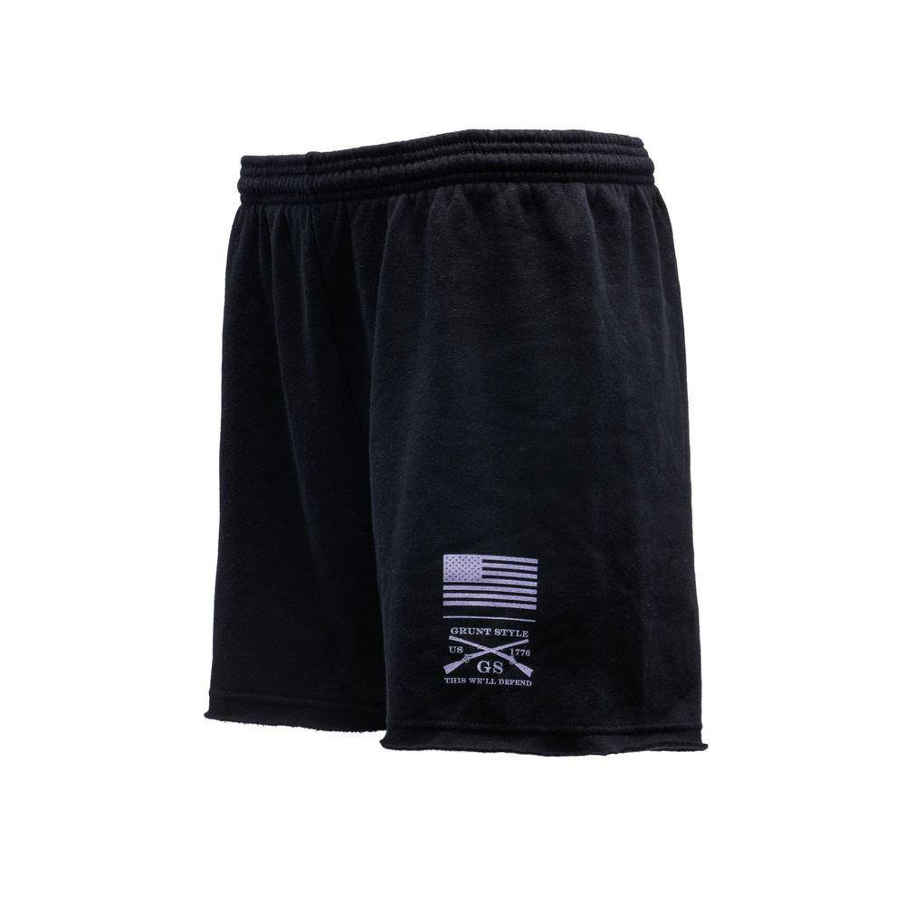Grunt Style Women's R&R Fleece Shorts - Black
