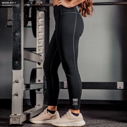 Grunt Style Women's Training Leggings | Patriotic Utility Leggings