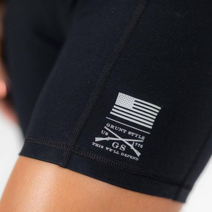 Grunt Style Women's Biker Short - Black