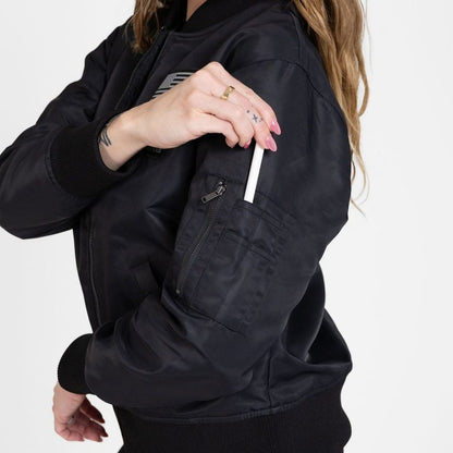 Grunt Style Women's Stealth Bomber Jacket - Black
