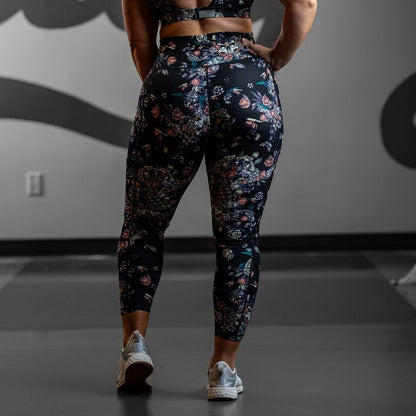 Grunt Style Women's Agility 7/8 High Waisted Leggings - Grenade Paradise