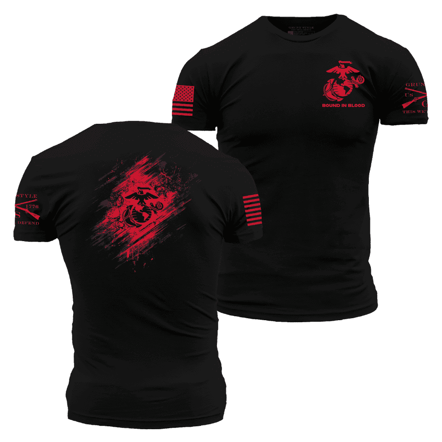 Grunt Style USMC Marines Merch | Bound In Blood | Made in the USA