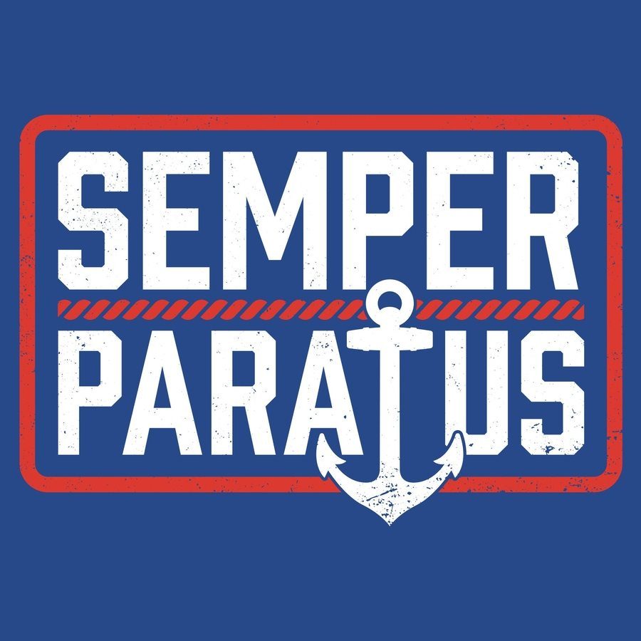 Grunt Style USCG - Semper Paratus T-Shirt - Royal