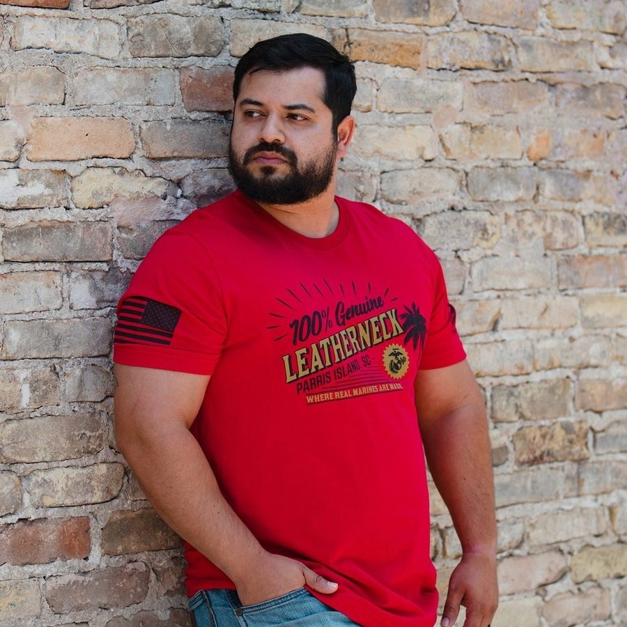 Grunt Style USMC - Parris Island T-Shirt - Red