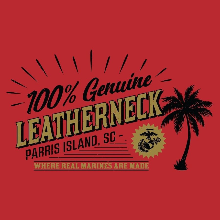 Grunt Style USMC - Parris Island T-Shirt - Red