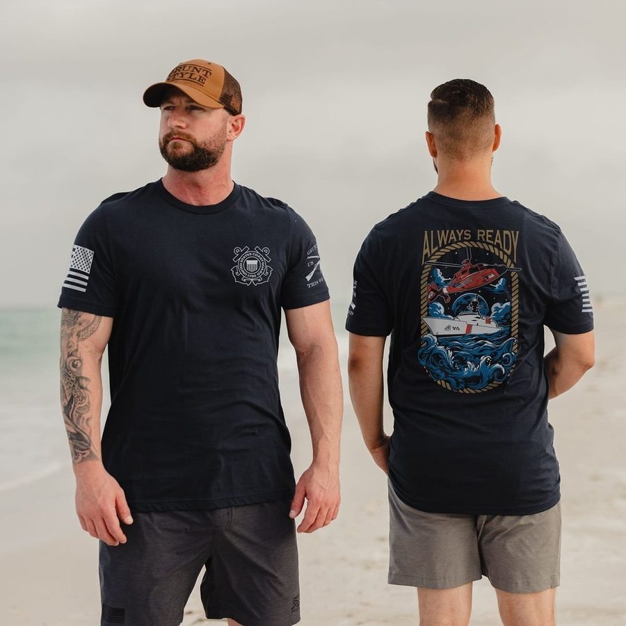 Grunt Style USCG - Always Ready T-Shirt - Black