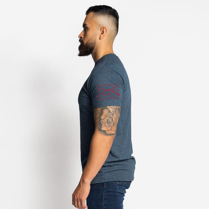 Grunt Style USMC - Through The Ages T-Shirt - Navy