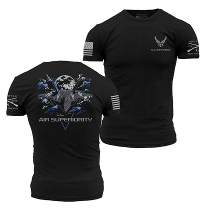 Grunt Style USAF - Air Superiority T-Shirt - Black