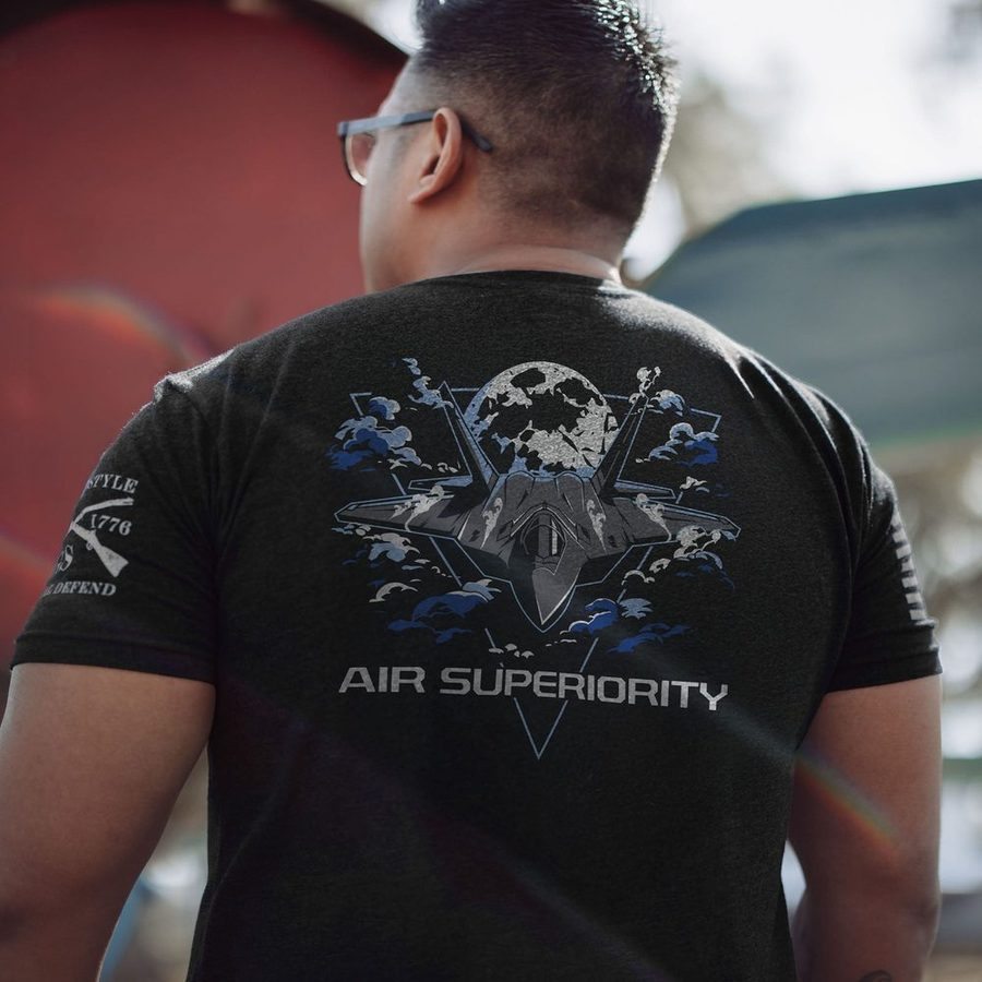 Grunt Style USAF - Air Superiority T-Shirt - Black