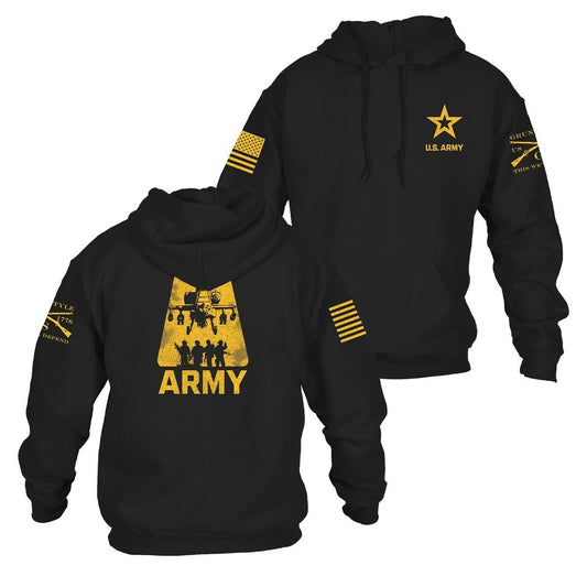 Grunt Style Army A-Team Hoodie - Black