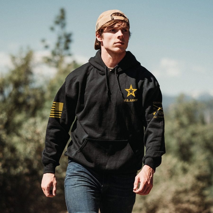 Grunt Style Army A-Team Hoodie - Black