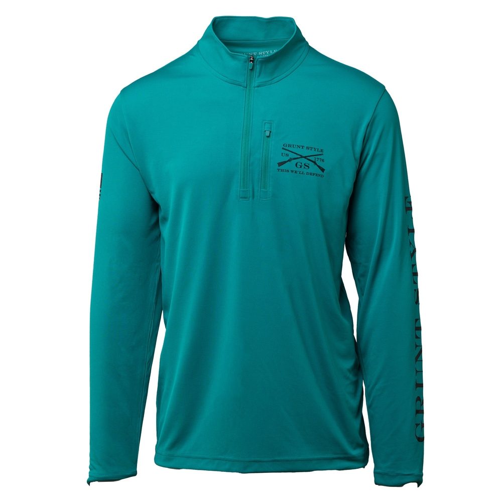 Grunt Style Overwatch 1/4 Zip - Aqua