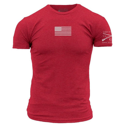 Grunt Style Freedom Flag T-Shirt - Red