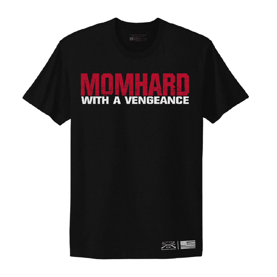 Grunt Style Women's Mom Hard Boyfriend Fit T-Shirt - Black