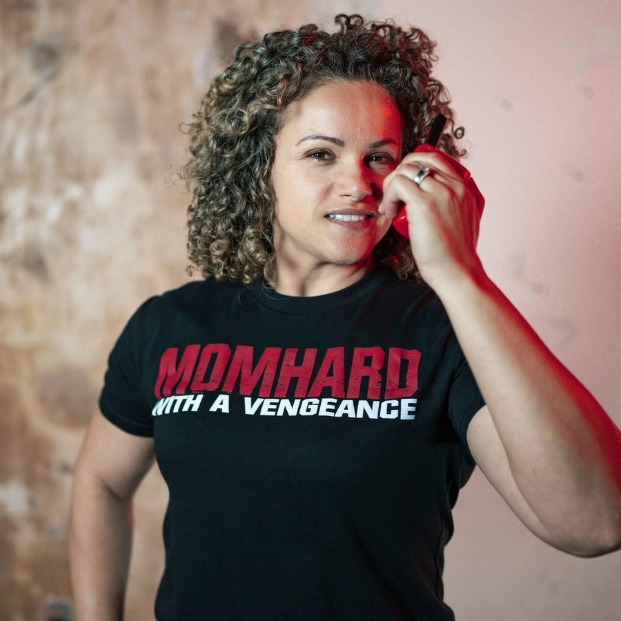 Grunt Style Women's Mom Hard Boyfriend Fit T-Shirt - Black