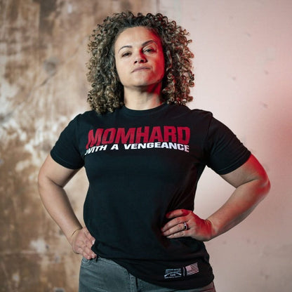 Grunt Style Women's Mom Hard Boyfriend Fit T-Shirt - Black