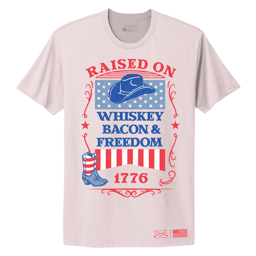 Grunt Style Women's Raised Right Boyfriend Fit T-Shirt - Light Pink