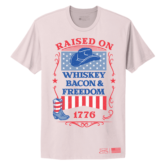 Grunt Style Women's Raised Right Boyfriend Fit T-Shirt - Light Pink