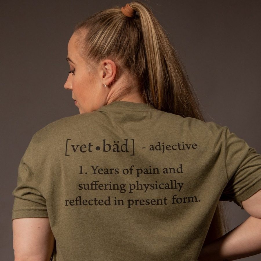 Grunt Style Women's Vet Bod Boyfriend Fit T-Shirt - Military Green