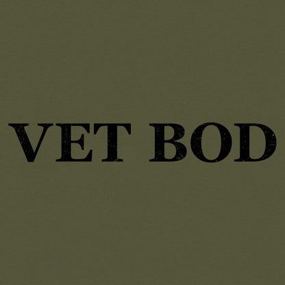 Grunt Style Women's Vet Bod Boyfriend Fit T-Shirt - Military Green