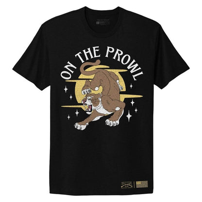 Grunt Style Women's On The Prowl Boyfriend Fit T-Shirt - Black