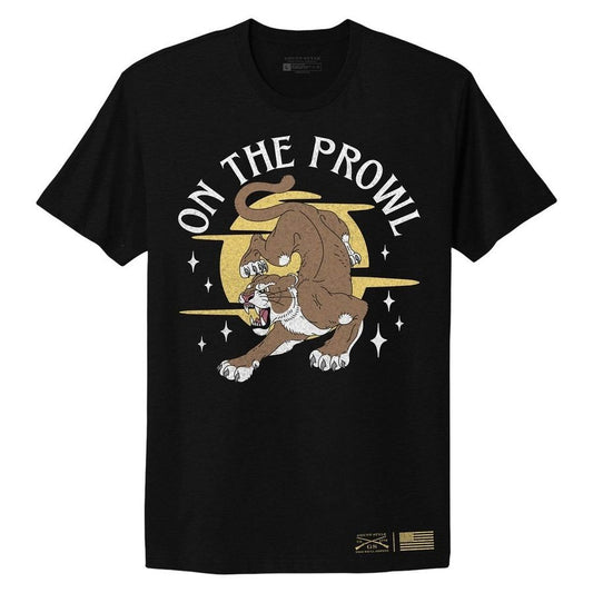 Grunt Style Women's On The Prowl Boyfriend Fit T-Shirt - Black